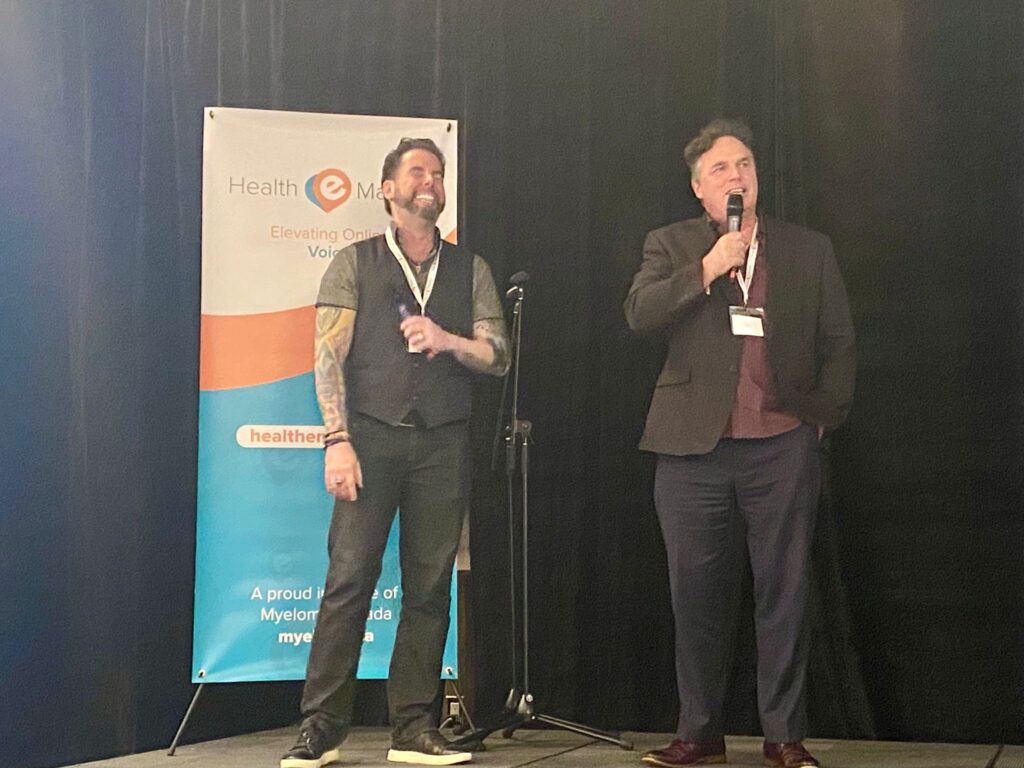 Peter emceeing at Health eMatters Conference 2025