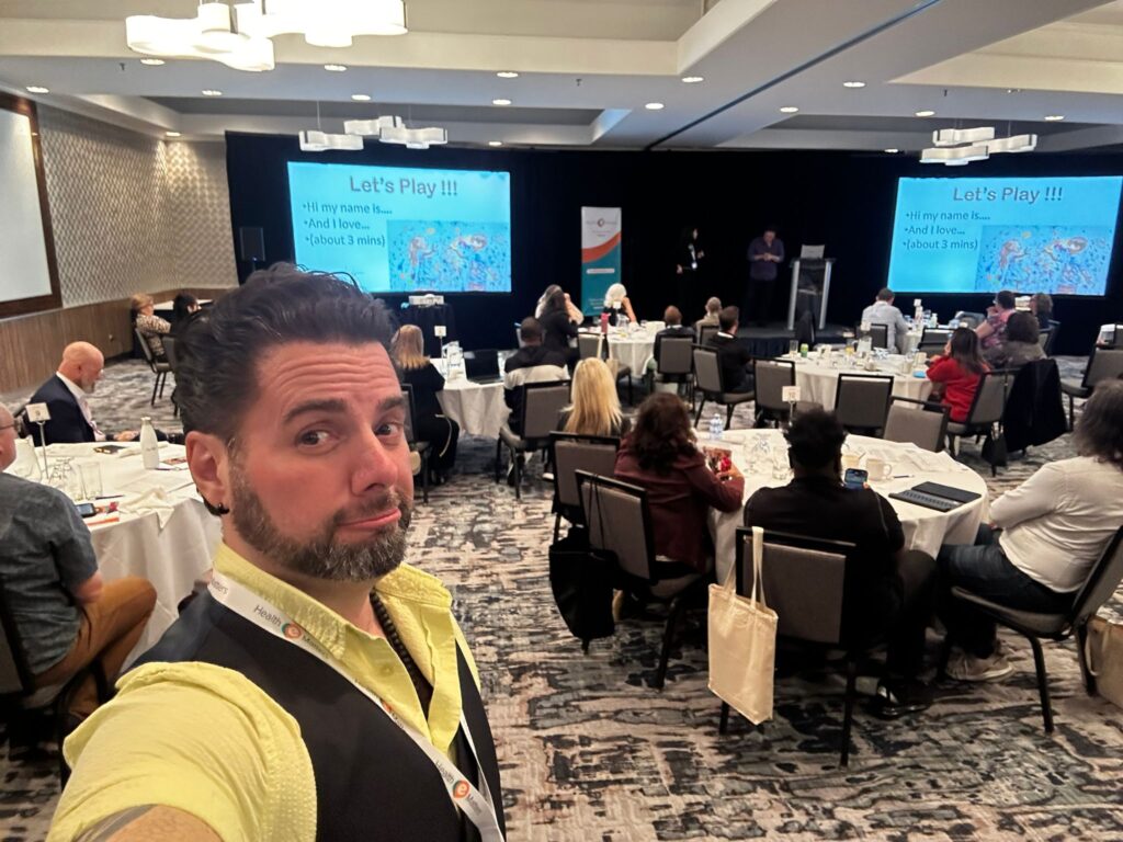 Peter Laneas: Selfie at Health eMatters Conference